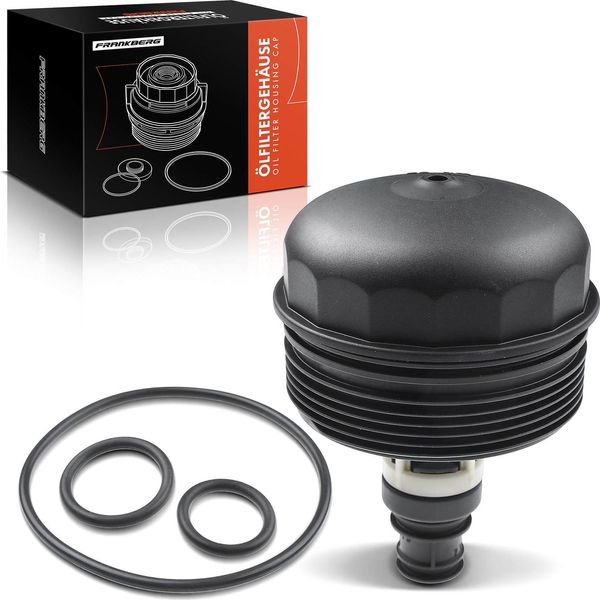 Frankberg 1X Coperchio Alloggiamento Filtro Olio Per Bmw E46 E90-E93 E81 E82 E87 E88 E60 E61 X1 X3 Z4-image