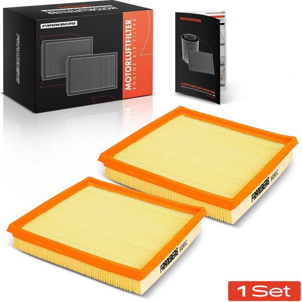 Frankberg 2X Elemento Filtrante Aria Per Bmw Serie 3 E36 316 318 Z3 Roadster E36 1.8 1.9-image