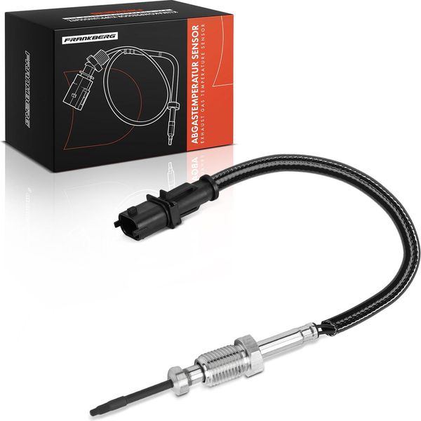 Frankberg 1X Sensore Temperatura Gas Di Scarico Per Chevrolet Opel Astra J Corsa D Meriva B 1.3L-image