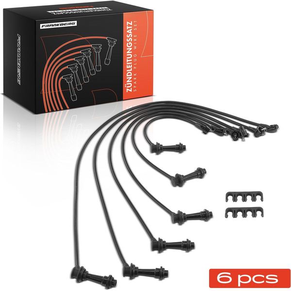 Frankberg 6X Set Di Cavi Candela Per Toyota Supra GA70 JZA70 MA70 3.0L-image
