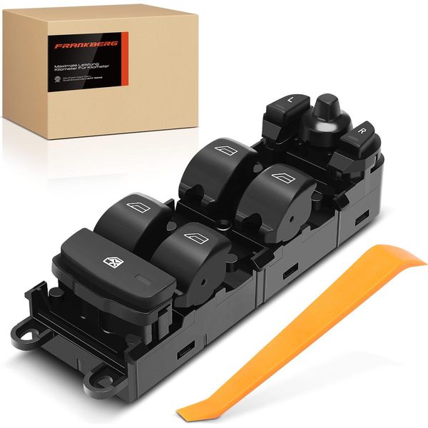 Frankberg 1X Interruttore Alzacristalli Elettrici Lato Guida Per Land Rover Range Rover Discovery Freelander-image