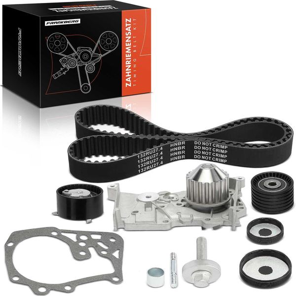 Frankberg 1X Cinghia Di Distribuzione Set Cinghia Di Distribuzione Pompa Dell'acqua Per Renault Megane 1-3 Thalia ScéNic Dacia-image