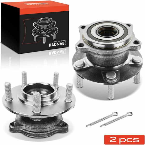 Frankberg 2X Set Di Cuscinetti Ruota Posteriore Per CitroëN C-Crosser Enterprise Mitsubishi Lancer Viii-image