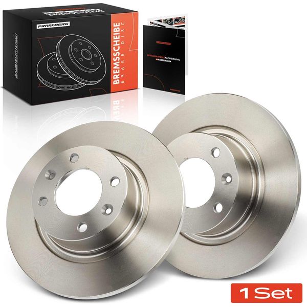 Frankberg 2X Dischi Freno Asse Posteriore Per CitroëN C5 I Break Ii 1.8L 2.0L 2.2L 3.0L 1.6L 2001-2008-image