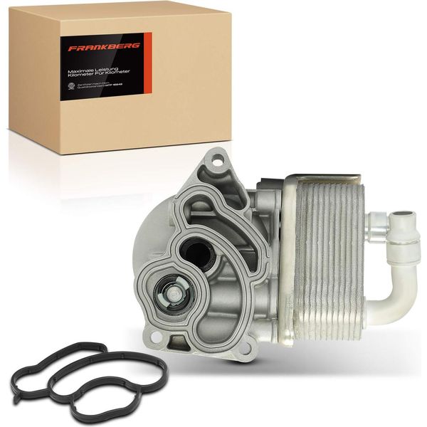 Frankberg 1X Radiatore Olio+Filtro Olio Per Bmw E46 E90 E91 E92 E93 E81 E82 E87 E88 E60 E61-image