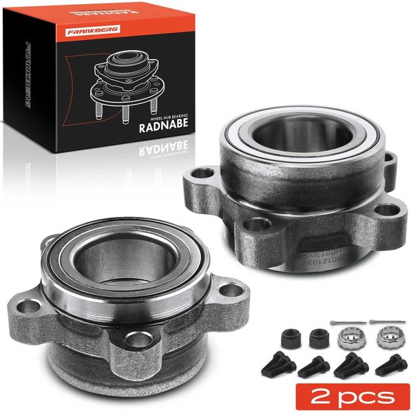 Frankberg 2X Mozzo Ruota Set Di Cuscinetti Asse Anteriore Su Entrambi I Lati Per Ford Transit Bus Box 2.0L 2.3L 2.4L 2000-2006-image
