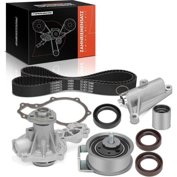 Frankberg 1X Cinghia Di Distribuzione Set Cinghia Di Distribuzione Pompa Dell'acqua Per Vw Passat 3B Audi A4 8D A6 4A 4B 1.8L-image