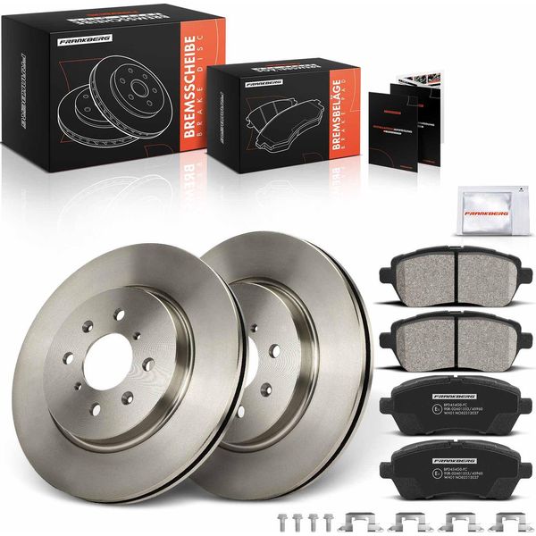 Frankberg 2X Dischi Freno 4X Pastiglie Freno Asse Anteriore Per Suzuki Swift Iv Fz Nz 1.2L Anno Dal 2010-image