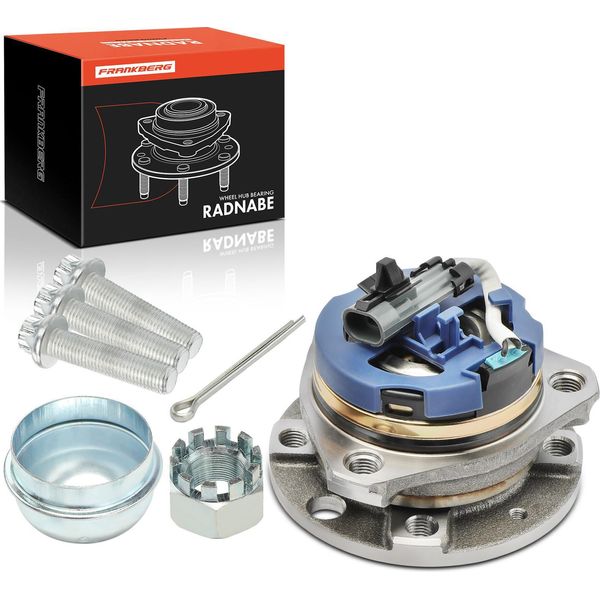 Frankberg 1X Mozzo Ruota Set Di Cuscinetti Asse Anteriore Su Entrambi I Lati Per Opel Astra G Cabriolet Caravan Cc Coupe Panel Van/Station Wagon-image
