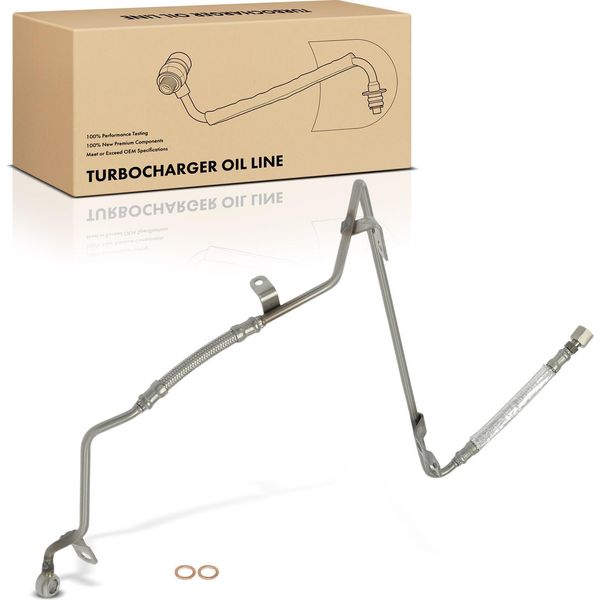 Frankberg 1X Linea Olio Turbocompressore Per Vw Passat Audi A4 A6 Seat Exeo Skoda Superb-image