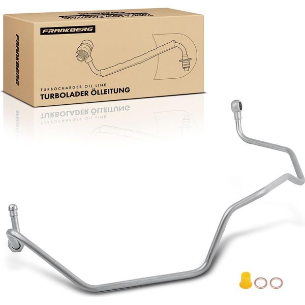 Frankberg 1X Linea Olio Turbocompressore Per Vw Golf Bora Audi A3 Seat Leon Toledo Ii Skoda-image
