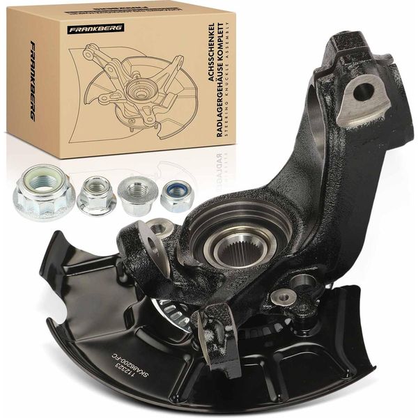 Frankberg 1X Scatola Cuscinetto Ruota Snodo Sterzo Completo Asse Anteriore Destro Per Vw Golf Iv Variant 1J New Beetle Cabriolet Audi A3 8L1-image
