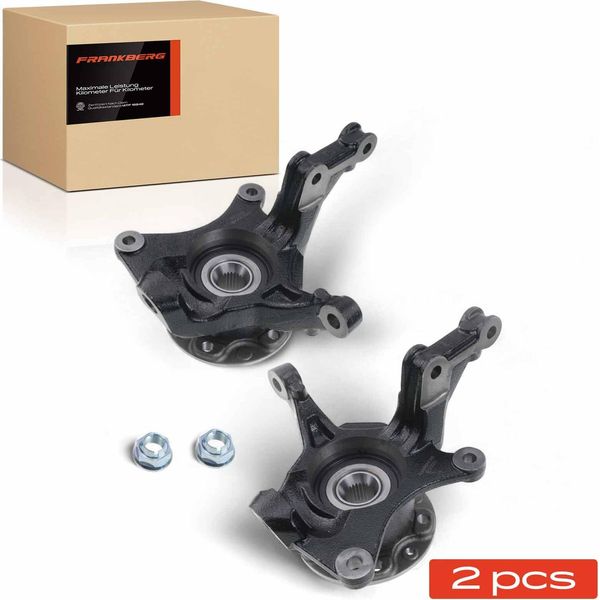 Frankberg 2X Scatola Cuscinetto Ruota Snodo Sterzo Completo Anteriore Destro Sinistro Per Dacia Duster Furgone 1.2L-image