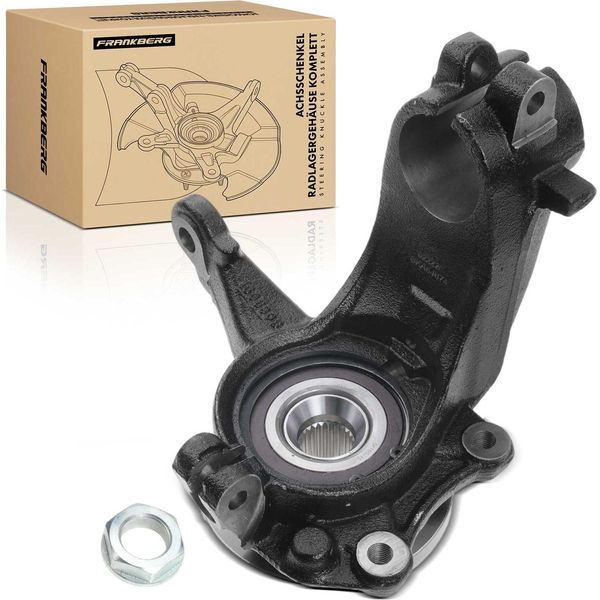 Frankberg 1X Cuscinetto Ruota Snodo Sterzo Completo Asse Anteriore Sinistro Per Peugeot 207 208 2008 CitroëN C3 C4-image