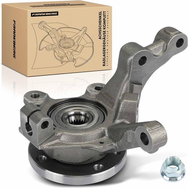 Frankberg 1X Scatola Cuscinetto Ruota Snodo Sterzo Completo Asse Anteriore Destro Per Renault 19 Clio Furgoncino-image