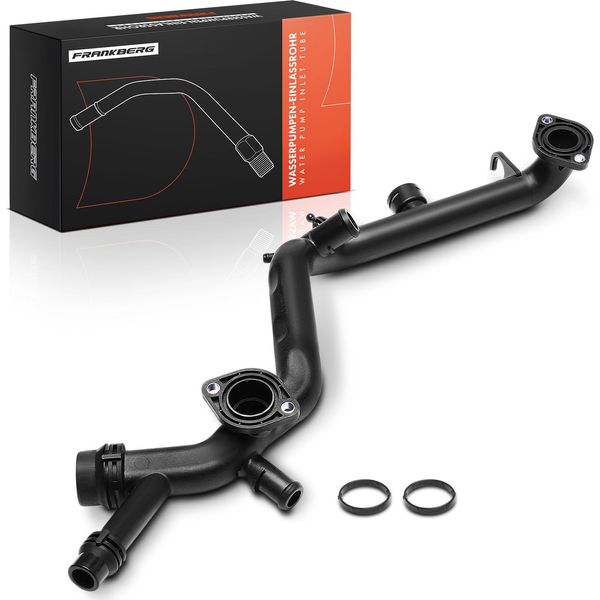 Frankberg 1X Tubo Radiatore Tubo Acqua Per Audi A4 8EC 8ED 8HE A6 4F2 4F5 4FH 3.2L-image