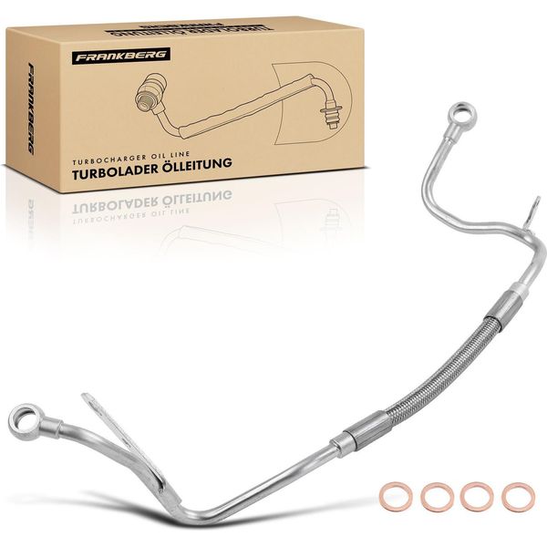 Frankberg 1X Linea Olio Turbocompressore Per Vw Golf Iv Bora Audi A3 Seat Ibiza Ii Skoda-image