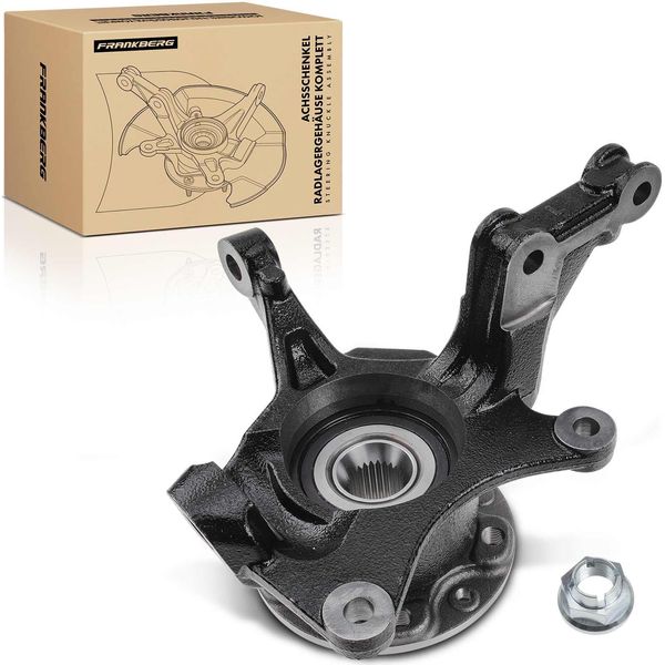 Frankberg 1X Scatola Cuscinetto Ruota Snodo Sterzo Completo Asse Anteriore Sinistro Per Dacia Duster Furgone 1.5L-image
