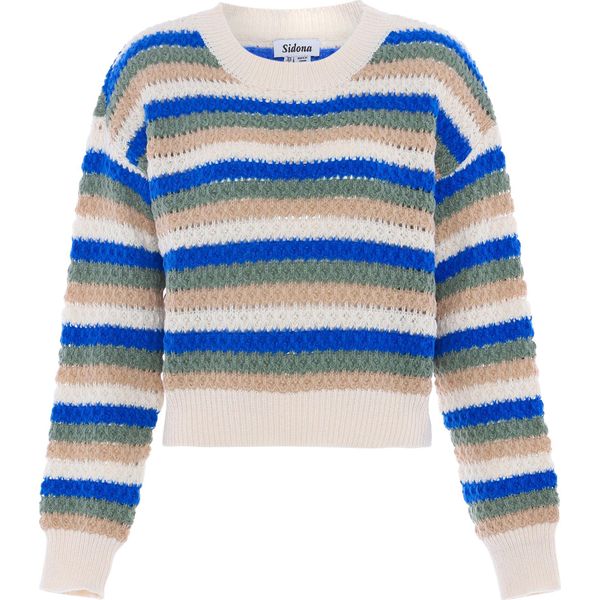 Maglione Da Donna Sidona - Blu Verde Multicolore, M/L-image
