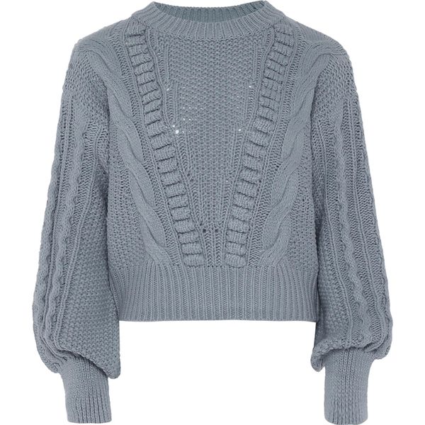 Maglione Da Donna Bionda - Blu Grigio, Xl/Xxl-image