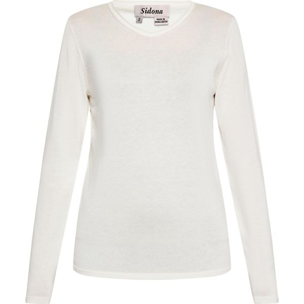 Sidona Pullover Donna - Wollweiss, Xxl-image