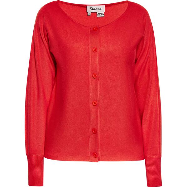 Cardigan Da Donna Sidona - Rosso, M-image