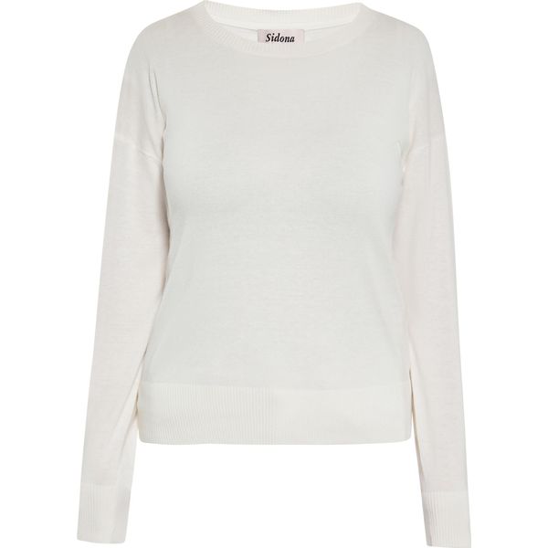 Sidona Damen Pullover - Wollweiss, S-image