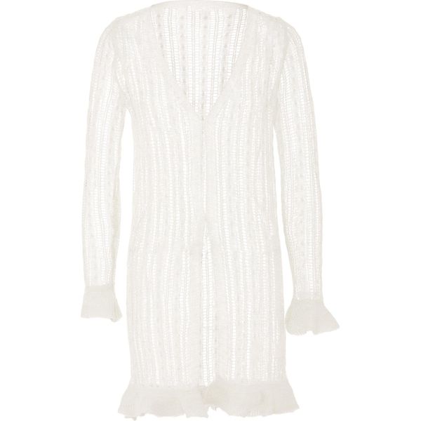Caneva Cardigan Da Donna - Bianco Lana, Xs/S-image
