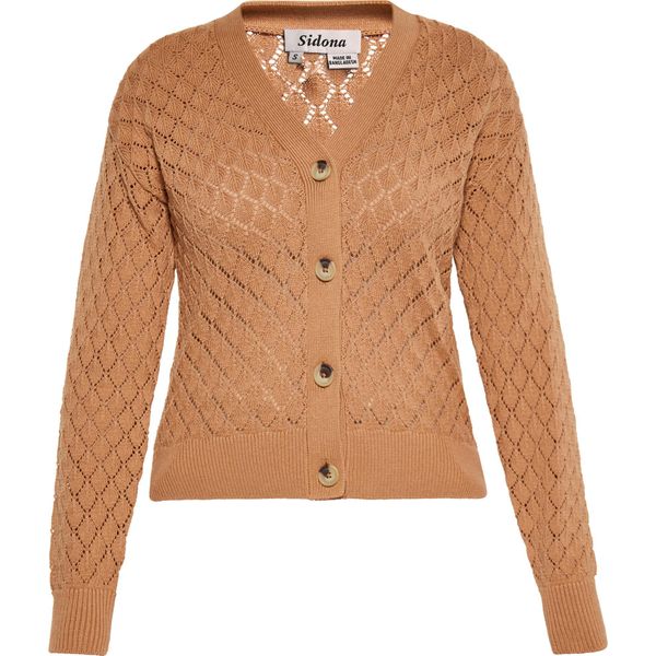 Sidona Cardigan Da Donna - Cammello, Xxl-image
