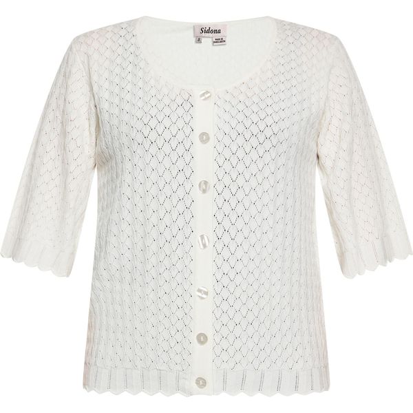 Cardigan Da Donna Sidona - Lana Bianca, S-image
