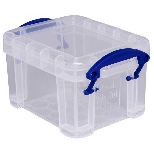 Really Useful Box 0.14C Aufbewahrungsbox 0,14 L Transparent 9,0 X 6,5 X 5,5 Cm-image