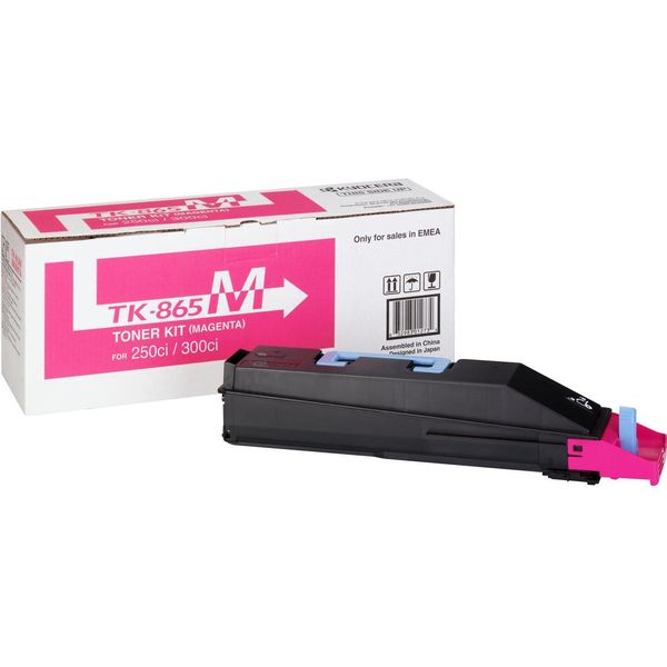 Kyocera-Mita TK865M Toner Kyocera-Mita Magenta, 12.000 Pagine, TK865M-image
