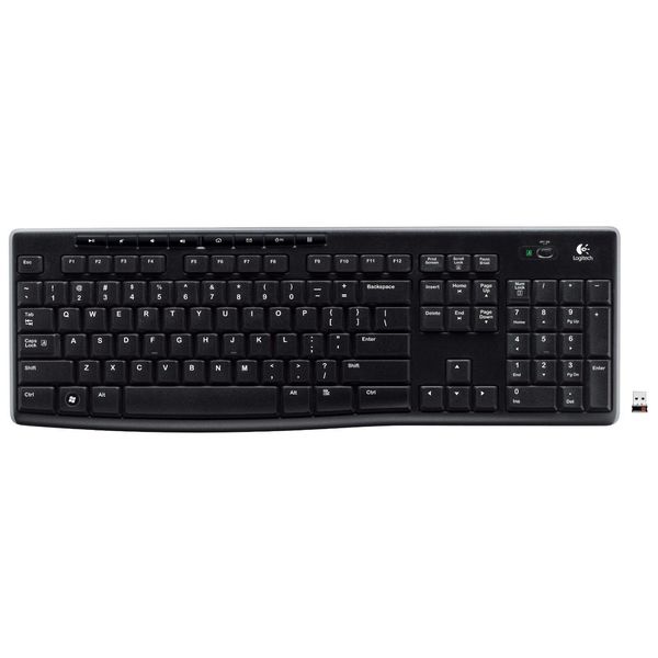 Logitech K270 Wireless Keyboard Logitech Wireless Keyboard, 2.4GH, Usb 2.0, Black (920-003743)-image
