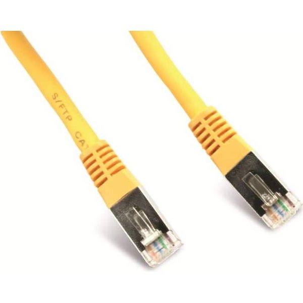 S-Conn Cat6 S/Ftp 0,5 M Cavo Di Rete Giallo 0,5 M S/Ftp (S-STP) (Tc75711-H0,5Y)-image
