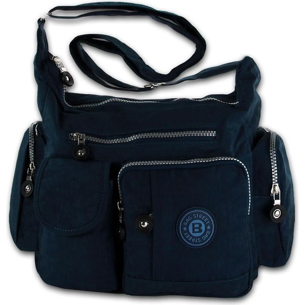 Borsa Street Nylon Borsa Da Donna Blu 32X20X12 OTJ205B-image