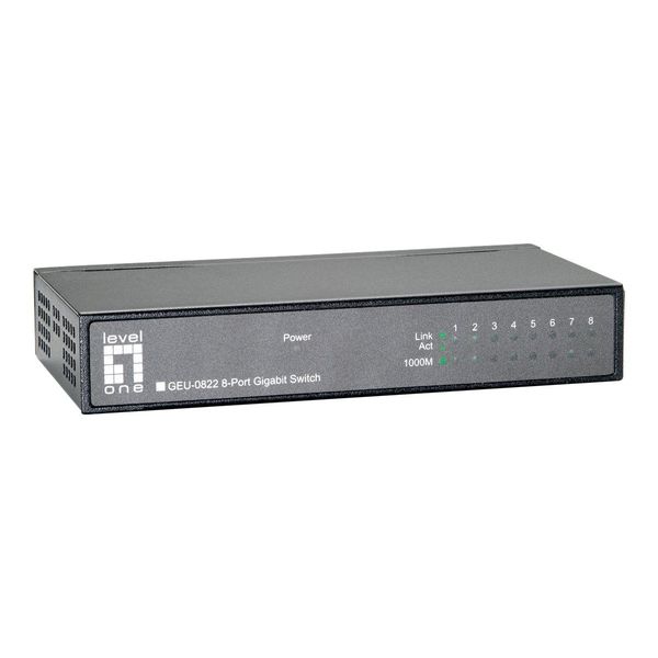 Levelone Level One GEU-0822 - Switch - 8 X 10/100/1000 - Desktop (GEU-0822)-image