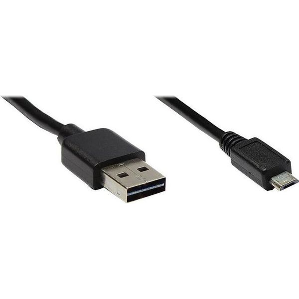 Buoni Collegamenti USB2.0 Kabel Easy A-Micro B Schw. 3M-image