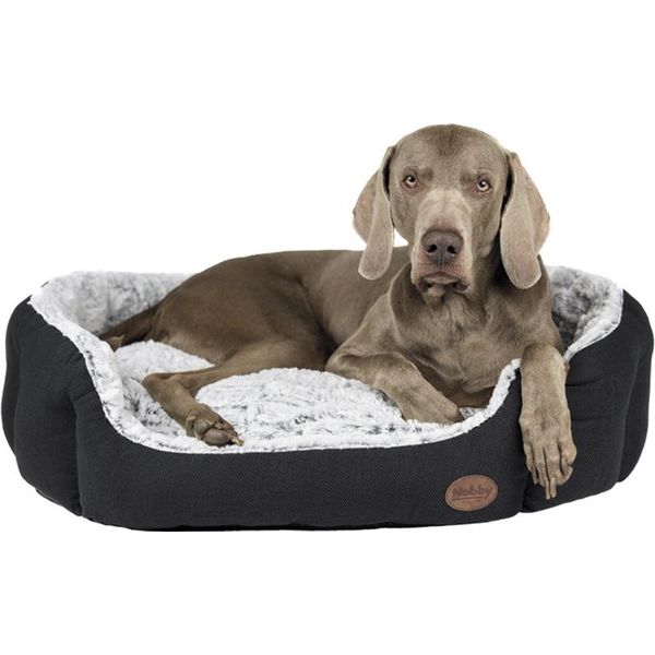 Letto Nobby Comfort Ovale "Cacho"" L X P X A: 55 X 50 X 21 Cm Grigio Scuro"-image