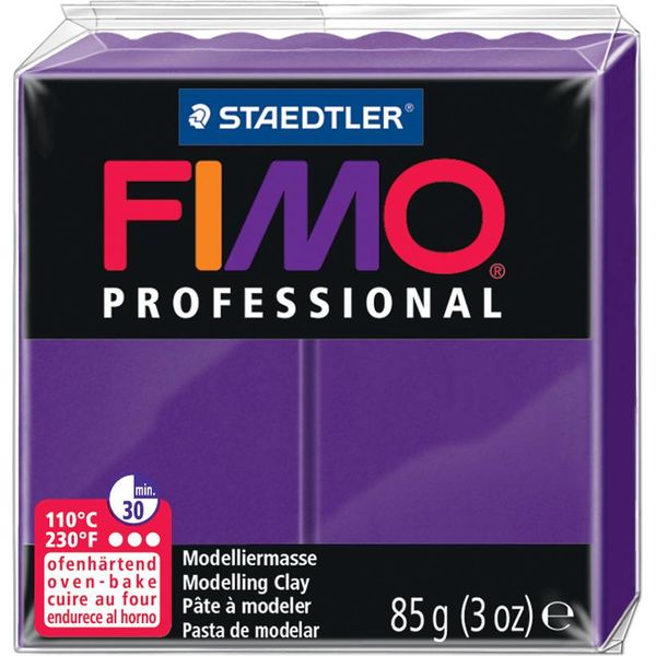 Fimo Professional Argilla Da Modellare, Indurente Al Forno, Viola, 85 G-image