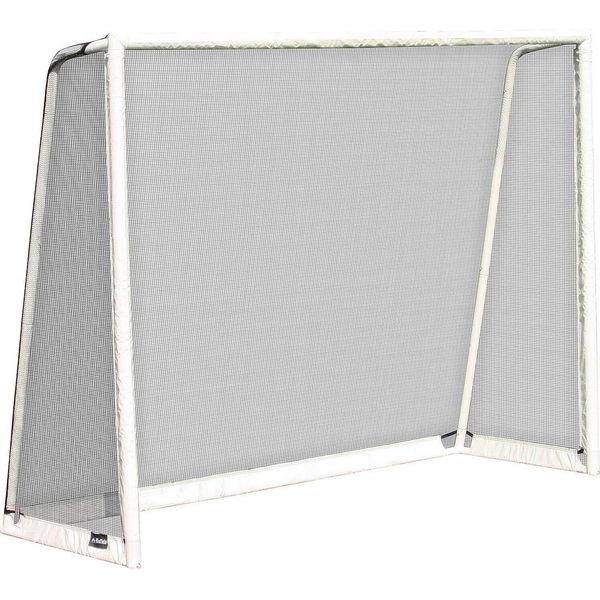 Porta Da Calcio Charlsten World Cup (225X175X80 Cm) - Bianca, Con Parete Di Porta-image