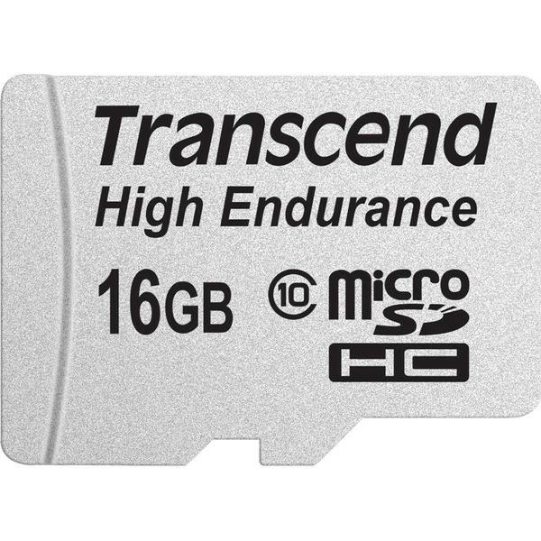 Transcend Heavy Duty - Scheda Di Memoria Flash (Adattatore Microsdhc/Sd Incluso) - 16 Gb - UHS-I U1 / Class10 - Sdhc-image