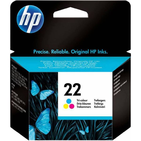 Hp Deskjet 22 - Cartuccia Di Inchiostro Originale - Ciano, Magenta, Giallo - 5 Ml-image