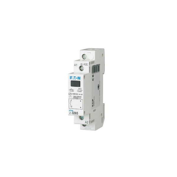 Interruttore A Impulsi Eaton Z-S230/S, 230AC, 1S, 16A, 50Hz, 1TE , 265262-image