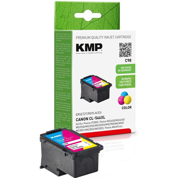 Kmp C98 - 13 Ml - Alta Resa - Colore (Ciano, Magenta, Giallo) - Compatibile - Cartuccia D'inchiostro-image