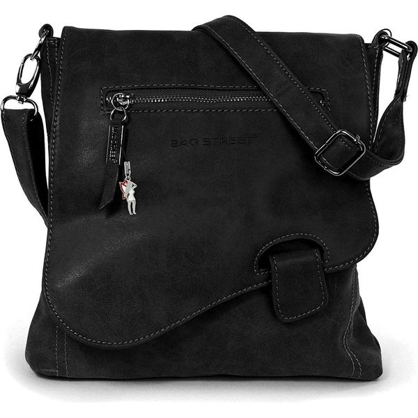 Borsa Street In Ecopelle Da Donna Nera 26X10X26 OTJ128S-image