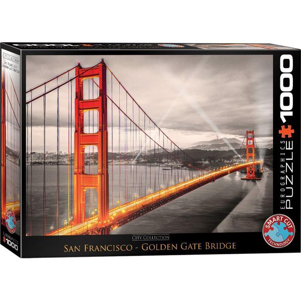 Eurographics Puzzle San Francisco - Golden Gate Bridge 1000 Pezzi-image