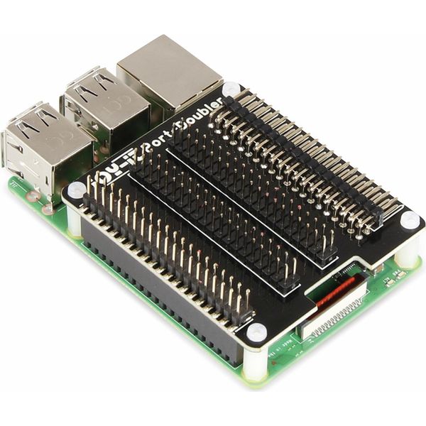 Joy-It Raspberry Pi® Scheda Di Espansione Rb-Port-Doubler Raspberry Pi® 2 B, Raspberry Pi® 3 B, Raspberry Pi® 3 B+, Raspberry (Rb-Port-Doubler)-image