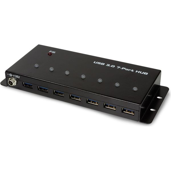 Logilink UA0317 Logilink Usb 3.0 Hub 7-Port, Metall IndustrieausfüHrung-image