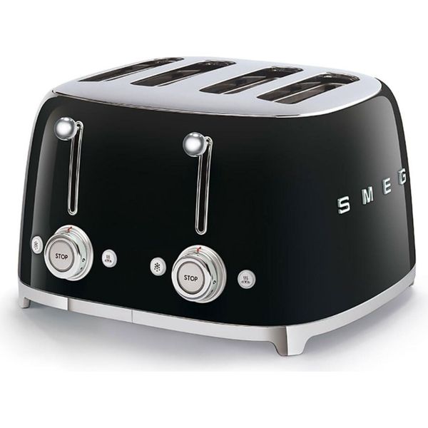 Smeg TSF03BLEU Toaster 4 Scheibe(N) Schwarz 2000 W (TSF03BLEU)-image