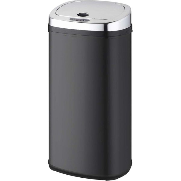 Bidone Automatico 42L Nero/Acciaio Inox Kitchen Move Bat-42Ls02A Black Ss-image